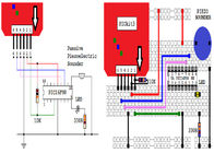 Roter Mikrochip-Programmierer Pickit 3 für Arduino-Prüfer-Brett-neue Zustand