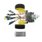 7V-12V Arduino Auto-Roboter-Ausrüstungs-Linie, die Feuerbekämpfungs-Infrarot-Fernbedienung aufspürt