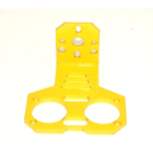 Örtlich festgelegter Halter der Klammer-HC-SR04 für der Abstandssensor-Gelb-Farbe2,8 - 3,1 Millimeter Stärke-