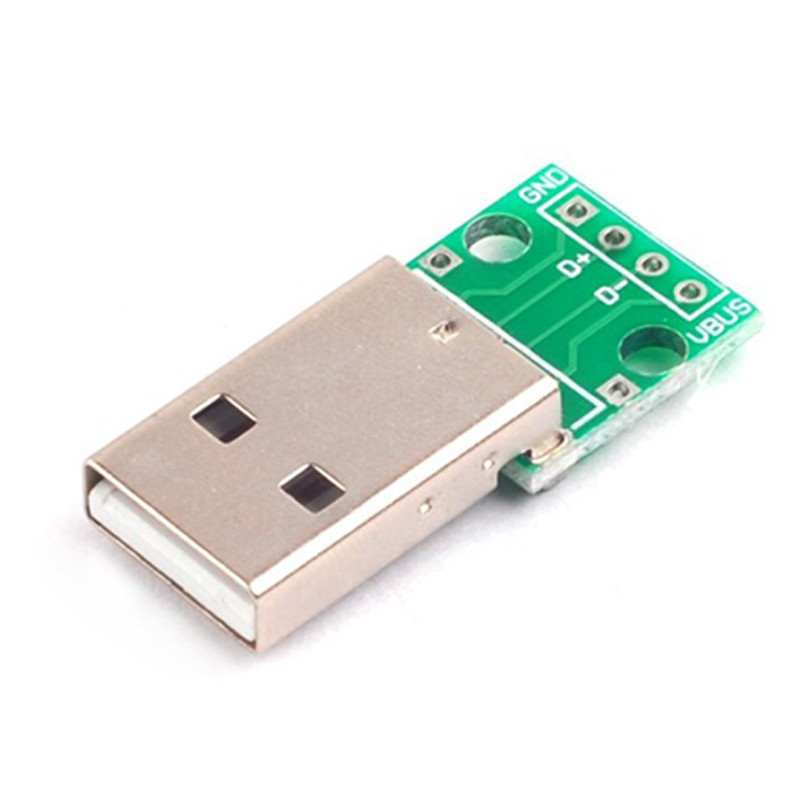 Mann USBs 2,0 zu 2.54mm BAD-PWB-Steckfeld