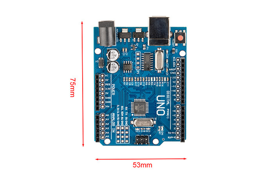 Arduino UNOs R3 Prüfer-Board Withs USB des Entwicklungs-Brett-ATmega328P ATmega16U2 Kabel