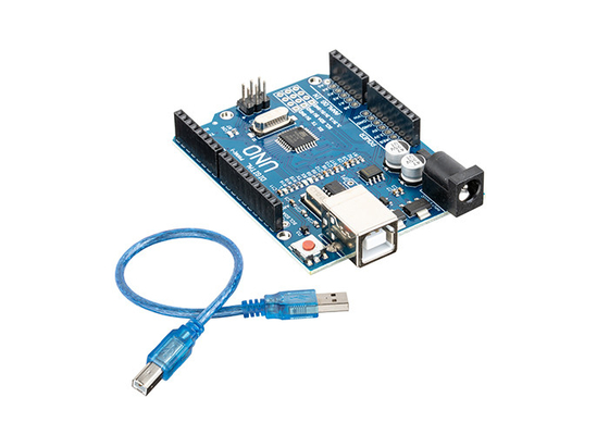 Arduino UNOs R3 Prüfer-Board Withs USB des Entwicklungs-Brett-ATmega328P ATmega16U2 Kabel