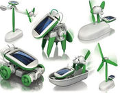 6 in 1 DIY-Roboter-Ausrüstungs-angetriebenem Solarroboter für Kinderausbildung