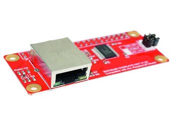 Rotes Netz-Adapter-Modul der Arduino-Starter-Ausrüstungs-W ENC28J60 für RPi null