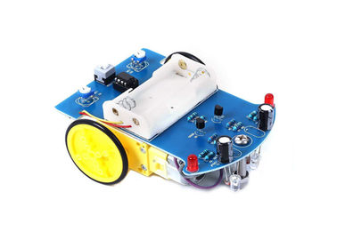 D2 - 1 intelligenter Arduino-Auto-Roboter, Gelb/Roboter-Auto-Ausrüstung Bule Arduino