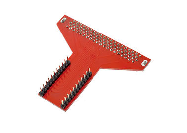 Umweltfreundliche rote T Art Schild-Adapter der elektronischen Bauelement-für Microbit