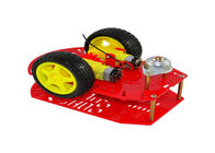 Zwei Rad-Antrieb Arduino-Auto-Roboter-multi- Loch mit Roter/Gelb-Farbe