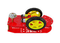 Zwei Rad-Antrieb Arduino-Auto-Roboter-multi- Loch mit Roter/Gelb-Farbe