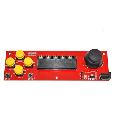 Rotes Arduino-Schild-analoges Steuerknüppel-Modul DC 4,75 - 12v Soem 150 * 47 * 35mm