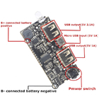 Doppel-Ladegerät-Modul USBs 5V 1A 18650 für Arduino