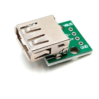 USB zum 2.54mm BAD Adapter-Buchsen PWB-Konverter-Brett