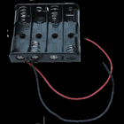 Batteriehalterungs-Kasten des Schwarz-4 1.5V AA für Arduino