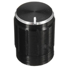Schwarz-fester Aluminiumpotentiometer-Griff Okystar 15*16mmh