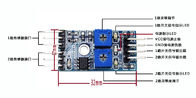Optischer empfindlicher Kanal-lichtempfindliches Sensor-Modul der Widerstand-Licht-Entdeckungs-5V 2 für Arduino