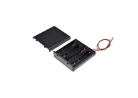 2 Batterie-Kasten-elektronische Bauelemente des Draht-6v 4AA mit Draht und Schalter