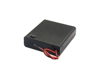 2 Batterie-Kasten-elektronische Bauelemente des Draht-6v 4AA mit Draht und Schalter