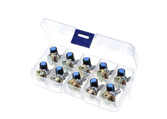 1M 15mm Verjüngungs-Potenziometer Kit Rotary B1K 2K 5K 10K 20K 50K 100K 500K