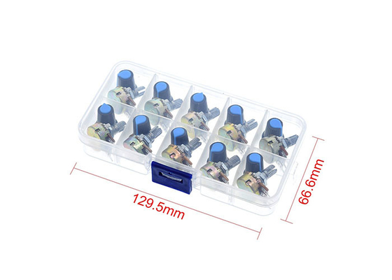 1M 15mm Verjüngungs-Potenziometer Kit Rotary B1K 2K 5K 10K 20K 50K 100K 500K