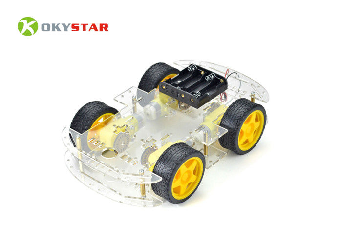 Arduino-Auto-Roboter-/Roboter-Auto-Fahrgestelle-Ausrüstung Wissenschaft 4WD DIY intelligente für Highschool Spiele
