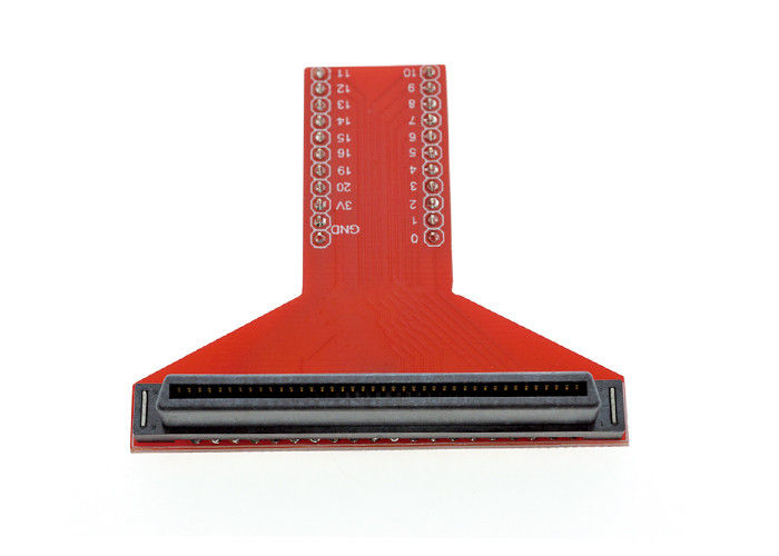 Umweltfreundliche rote T Art Schild-Adapter der elektronischen Bauelement-für Microbit