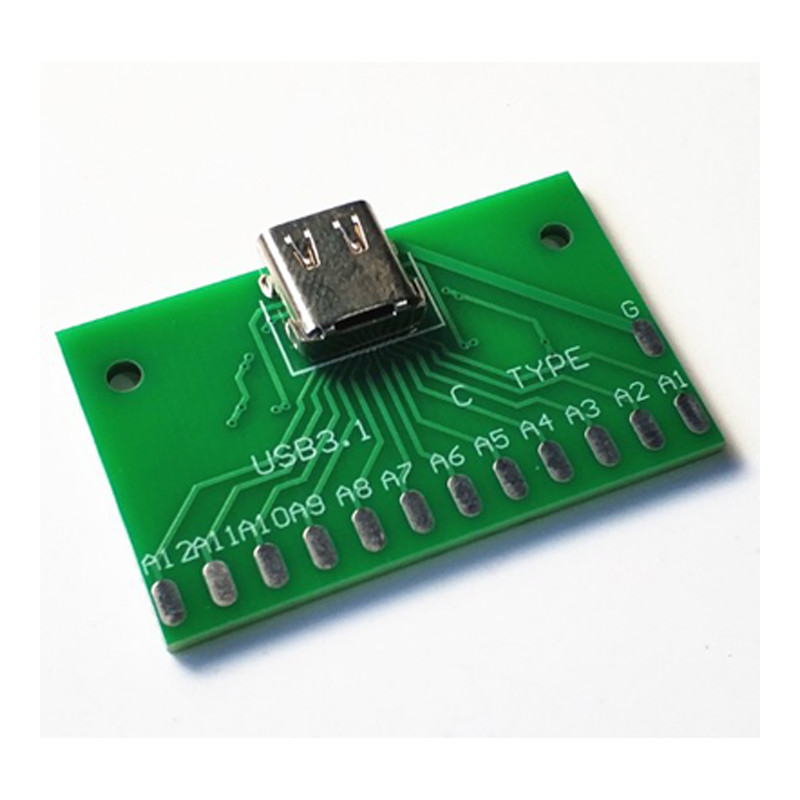 Grüne Farbeokystar USB-Art weiblicher Adapter C