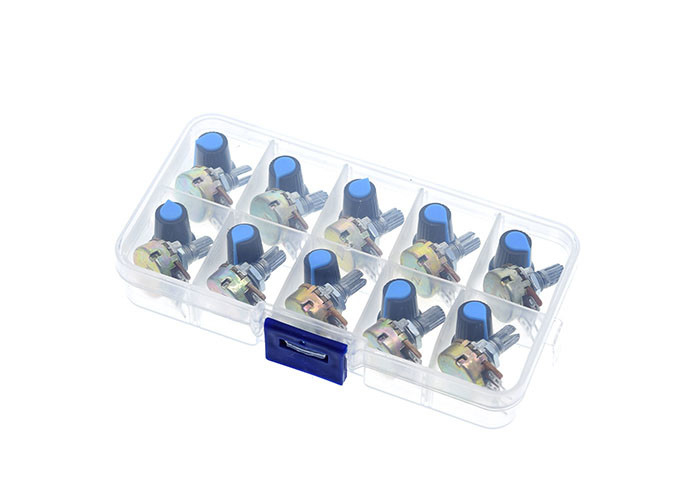 1M 15mm Verjüngungs-Potenziometer Kit Rotary B1K 2K 5K 10K 20K 50K 100K 500K