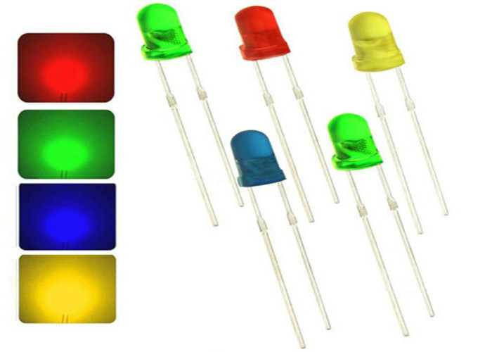 Mehrfarben-5mm LED Dioden-elektronische Bauelement-allgemeine Anode 1000pcs