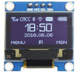 SSD1306 0,96 Zoll IIC I2C Serien-LED-Anzeigen-Modul Boden-128X64 OLED LCD für Arduino